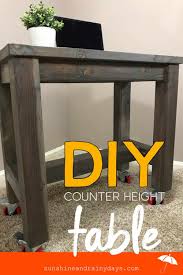 Use a trowel to smooth the concrete for the first time. How To Build A Counter Height Table Sunshine And Rainy Days