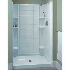 Sterling Shower Stalls From Long Lasting Vikrell Material Toilet Bathroom Bidet Ideas Shower Stall Shower Stall Enclosures Fiberglass Shower