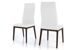 That's why our showrooms are packed with tons of stylish choices. Amy White Walnut Modern Dining Room Chairs Contemporary Dining Room Chairs