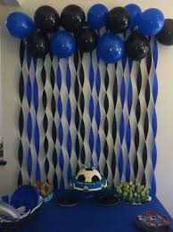 Cheap party diy decorations, buy quality home & garden directly from china suppliers:qifu 1 birthday boy 1st birthday party decorations kids my first birthday blue party decor foil balloons. 12 Inch Blue Black Pearlised Metallic Balloons Boys Birthday Theme Baloons With Images Soccer Party Decorations Graduation Party Decor Birthday Themes For Boys