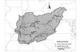 Ohio River Locks And Dams Map Map Of Ohio River Watershed Showing Locations Of Dams, Sampling Sites... |  Download Scientific Diagram