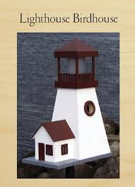 Example of the free woodworking plans you`ll receive. Lighthouse Birdhouse Woodworking Project Woodsmith Plans