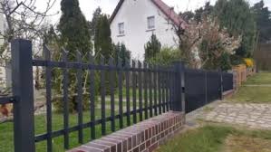 Schick Metallzaeune Aus Polen Fa Grafit In Brandenburg Panketal Zaun Garten Zaune Aus Polen Metallzaun