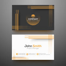 Business cards are cards bearing business information about a company or individual. Fashion Modern Business Cards Vector Template Free Download