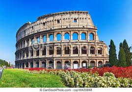 This page connects fans of rome; Italia Roma Antiga Colosseum Roma Flores Antiga Italia Colosseum Canstock