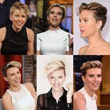 Scarlett Johansson Short Hair Tumblr Scarlett Johansson Hairstyle Short Hair Styles Short Hair Styles Pixie