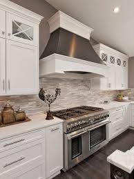 Modern White Gray Subway Marble Backsplash Tile In 2020 Kitchen Design White Kitchen Design Kitchen Cabinet Design