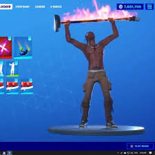 The skin also features travis' tattoos: One Pair Sneakers Travis Scott Fortnite Skin Facebook