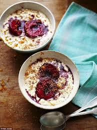 Tom S All Time Favourites Spiced Rice Pudding And Poached Plums Plum Recipes Spiced Rice Recipes