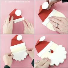 After you've figured out the logistics for how to address your christmas cards, you can begin designing your envelopes. Santa Card I Heart Crafty Things