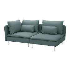 Soderhamn 3er Sofa Ohne Abschluss Finnsta Turkis Ikea Schweiz In 2020 Furniture Sofa Ikea
