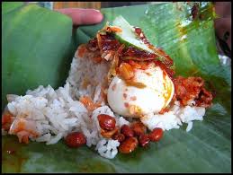 Nasi Lemak Bungkus Lemak Nasi Indonesia