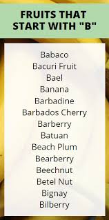 Have you ever wondered which disney characters' names begin with the letter c? 40 Fruits That Start With B 2021 Edition