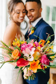 Elegant Tropical Wedding Ideas Tropical Wedding Wedding Bouquets Tropical Wedding Flowers