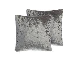 Lounge pug® velluto, i cuscini sacco xl rappresentano i principali mobili contemporanei per il vostro spazio relax. Set Di 2 Cuscini Decorativi In Velluto Grigio 45 X 45 Cm Hosta Beliani It