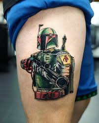 Mythosaur tattoo by ken sprague (fast lane tattoo @ oracle, tucson, az). Updated 40 Fearsome Boba Fett Tattoos
