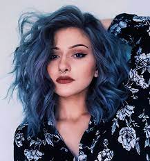 Blue denim hair color is a great option as it is so versatile and very flattering on all skin and eye colors. 21 Blue Hair Ideas That You Ll Love Hair Styles Denim Hair Dyed Hair
