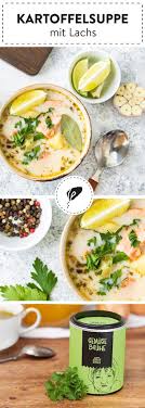 Kartoffelcremesuppe Mit Lachs Rezept Kartoffelcremesuppe Kartoffelsuppe Mit Lachs Rezepte