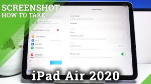 How To Take Screenshot On Ipad Air 2020 Capture Screen On New Ipad Youtube