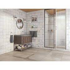Interceramic Emma Series Ceramic Wall Tile Cementine Mix 6 In X 6 In Ceramic Wall Tiles Wall Tiles Flooring Trends