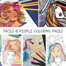 Adult coloring pages can help the adults to lower their stress and depression level and multiple other advantages. Two Women Coloring Page For Adults Easy Peasy And Fun