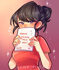 Komi Said Happy Chinese New Year Komi San #anime #art #contest #doodles #drawing #drawings #sketchbook #sketches.