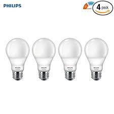 Philips Led 464867 60 Watt Equivalent Sceneswitch Daylight Soft White Warm Glow A19 Led Light Bulb 4 Pack Color Change 4 Piece