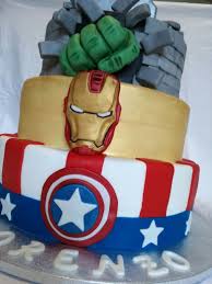 Set di 24 pezzi decorazioni torte bandierine statuine topper cake a tema supereroi avengers. Pin Auf Le Mie Torte In Pdz