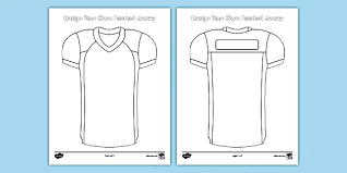 Click on the coloring page name to view all available coloring pages. Design Your Own Blank Football Jersey Template Twinkl