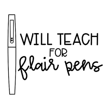 Download What A Better Way To Share Your Love For Flair Pens Than With A Friendly Reminder Of Your Desire To Have Flair Pens School Teacher Gifts Flair Pen Teacher Gift