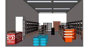 Tampak depan ruko minimalis 2 lantai kantor toko minimalis oleh. Desain Layout Minimarket Rak Minimarket Murah
