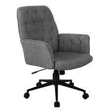 Rock yourself into blissful relaxation with a chair blends together a stunning classic design with charming comfort. Techni Mobili Modern Upholstered Tufted Office Chair With Arms