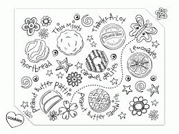Helping mom make christmas cookies coloring pages. Girl Scout Coloring Pages Ideas Whitesbelfast Com