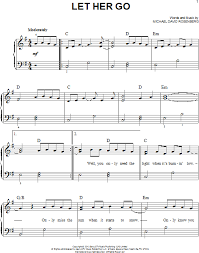 Let it be is a song by the beatles from their last studio album with the same name. Let Her Go Easy Piano Zzounds