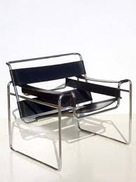 Bauhaus Black Leather Wassily Chair By Marcel Breuer For Gavina 1960s For Sale At Pamono