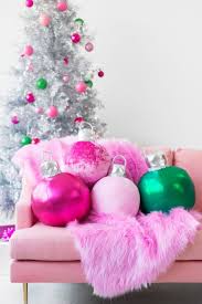 Free Pattern Giant Plush Ornament Pillows Sewing Craftgossip Christmas Diy Christmas Projects Pink Christmas