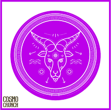 Capricorn Zodiac Purple Icon White Cosmo Astrology Funfacts Infographic Capricorn Zodiac Signs Zodiac