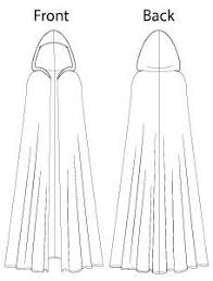 When cutting the fabric, mark the pattern on folded fabric so that you get mirror images. Long Hooded Cape Sewing Pattern Laura Marsh Sewing Patterns Cape Pattern Sewing Cloak Pattern Sewing Patterns