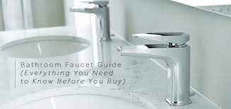 The faucet turns off without added pressure being required as with a compression faucet. Bathroom Faucet Guide Everything You Need To Know Before You Buy
