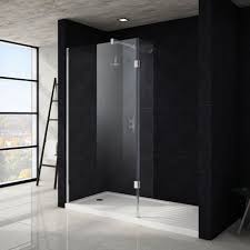 Nova 1700 X 800 Wet Room 1000mm Screen Return Panel Tray Walk In Shower Tray Walk In Shower Wet Room Screens