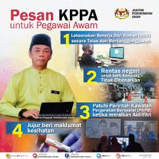 Ketua pengarah perkhidmatan awam, datuk mohd khairul adib abd rahman, menerusi surat edaran jabatan perkhidmatan awam (jpa) bertarikh 2 mei mengenai operasi pejabat ketika pkpb, berkata kelonggaran itu boleh dibuat sama ada secara penggiliran atau sepenuh masa agar penggunaan. Pesan Ketua Pengarah Perkhidmatan Awam Jabatan Perkhidmatan Awam Facebook