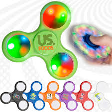 Custom Fidget Spinner Light Up Promo Excitement
