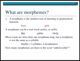 This Pin Explains Morphemes What They Are And How To Construct Meaning From Them A Morpheme Is The Smallest Unit Of Speech And Language Word Study Root Words
