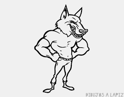 Hombre Lobo Para Colorear