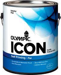 Interior, exterior, spray paint, ceiling paint Decorative Paint Olympic Icon Olympic For Indoor Use For Walls Acrylic