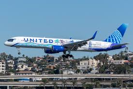 United Airlines Her Art Here California 757 224 Arriving At San 2019 11 17 United Airlines United Air San Jose Airport
