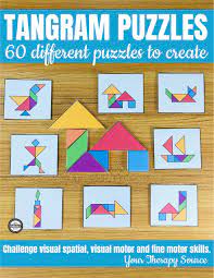 While artwork, piece size, and. Tangram Printable Puzzles Your Therapy Source
