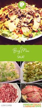 Big Mac Salat Rezept Low Carb Und Super Lecker Rezept Big Mac Salat Salat Rezepte Low Carb Big Mac