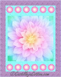 So taken with the result, she had to make another! Dream Big Quilt Epattern 5081 1e Digital Pattern Flower Panel Quilt Pattern Flower Lap Quilt Pattern Panel Quilts Quilt Patterns Fabric Panel Quilts