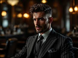 mens haircut and fade at Brandy Barbers in Surrey BC
